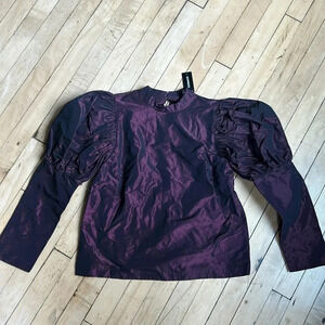 Express Long Sleeve Shirt with Puff Sleeves | Statement Sleeves | Power Sleeves